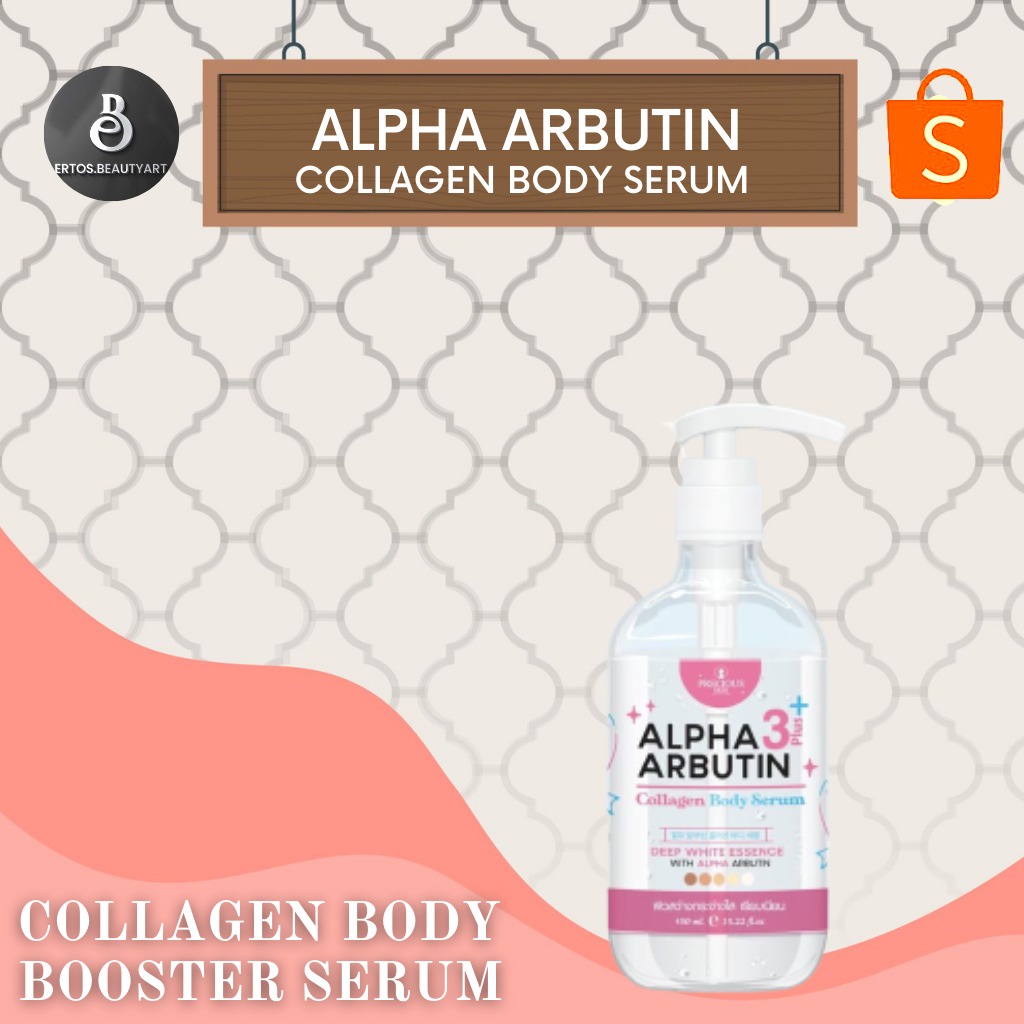 Jual Alpha Arbutin 3plus Collagen Body Serum 500ml Shopee Indonesia