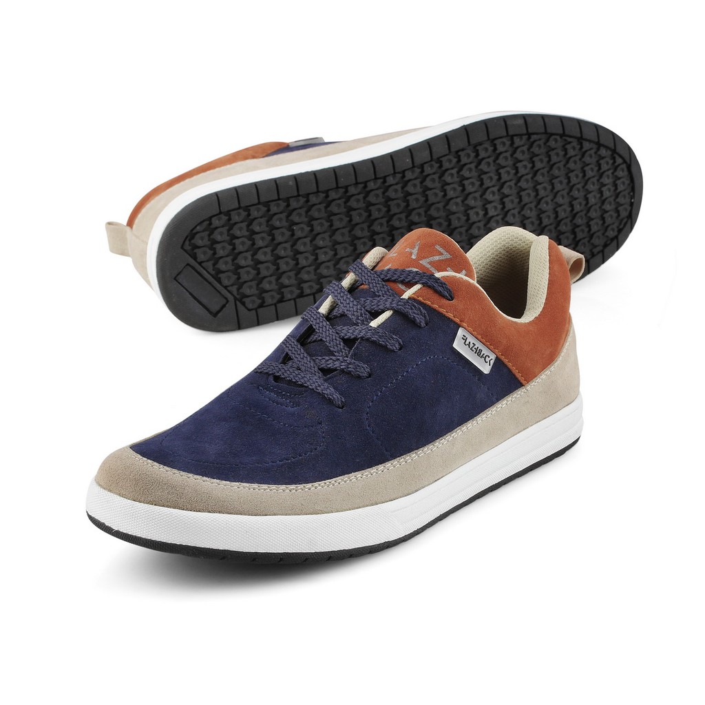 Sepatu Sneakers Pria Kasual Sneaker Flazh Navy Comb