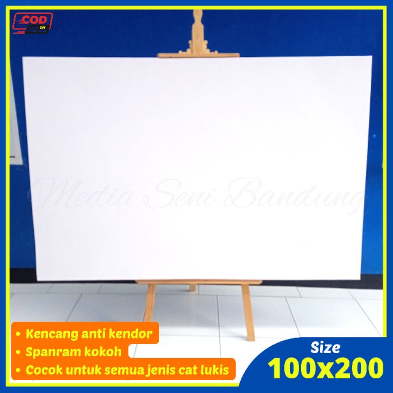 

Kanvas Lukis Besar 100x200 cm - Bahan Premium & Gesso Siap Pakai