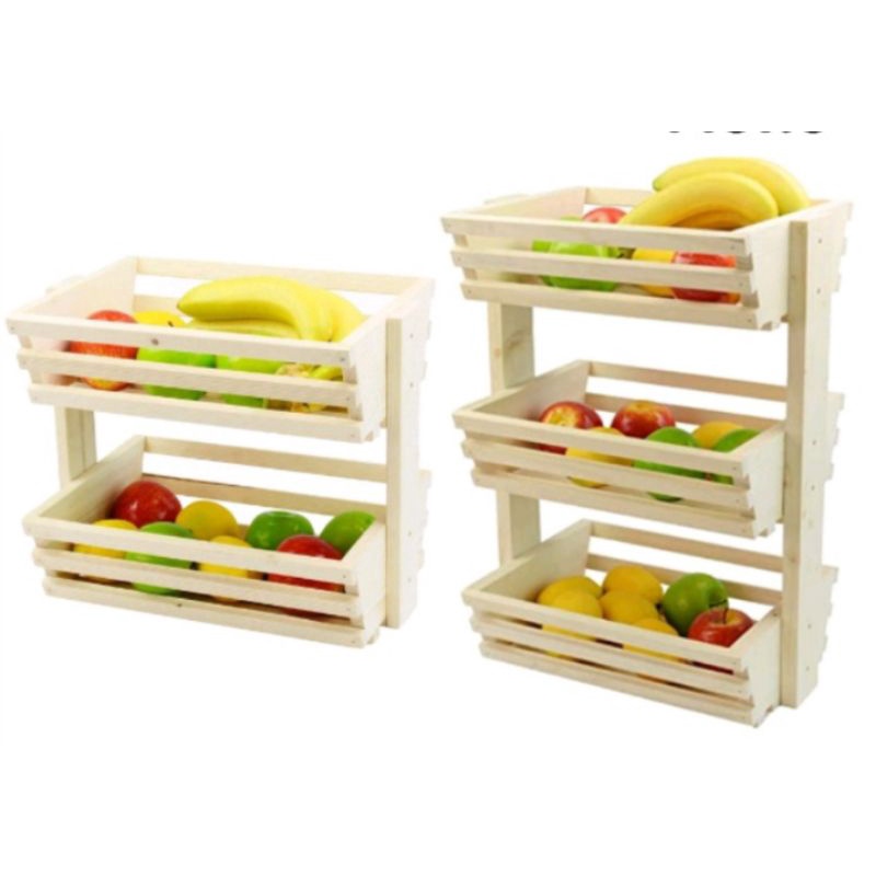 RAK BUMBU DAPUR/RAK BUAH KAYU MINIMALIS MURAH