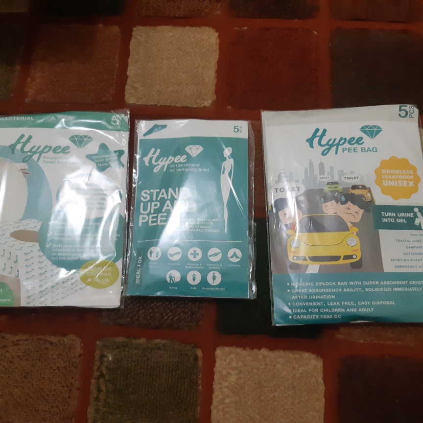 Hypee Pee Bag Hypee Bidet Kantong Urine Bag For Untuk Traveling Tempat Kencing Emergency