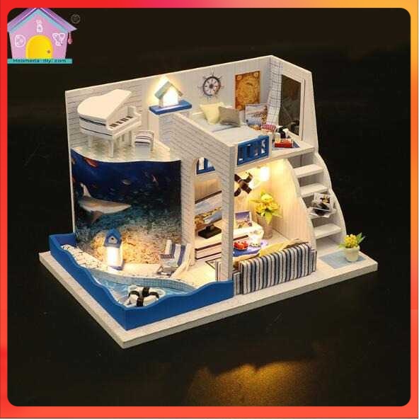 Miniatur Rumah Boneka DIY Doll House Wooden Furniture - M040 HONGDA