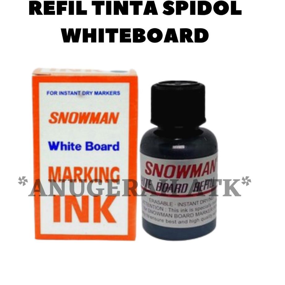 

⚡COD⚡ Tinta snowman white board marking ink, refill tinta spidol snowman whiteboard termurah se indonesia