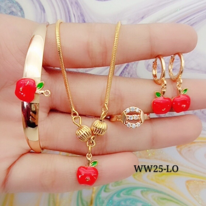 xuping set perhiasan anak lapis mas impor tercantik
