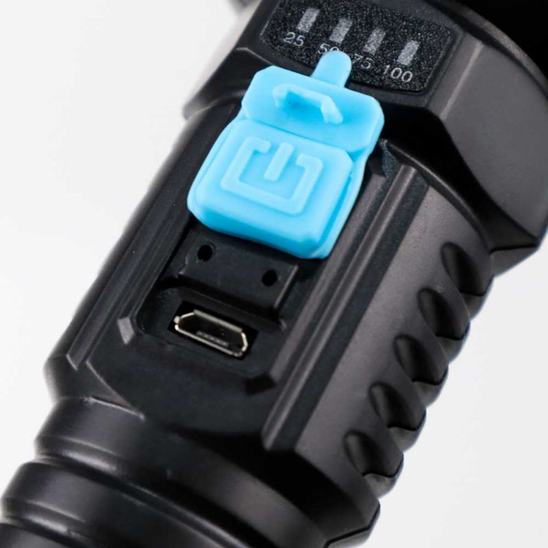 Pocketman Senter LED Waterproof USB Cree XPE 500 Lumens Baterai Isi Ulang