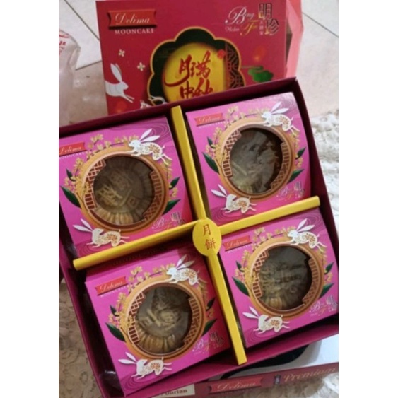 

kue bulan mooncake delima/bengtin all varian dijual perbiji