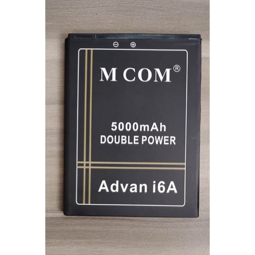 [ 5000mah ] - Baterai ADVAN i6A -  Double Power Baterei Batrei Batrai Batre Battre Batery Battery Ba