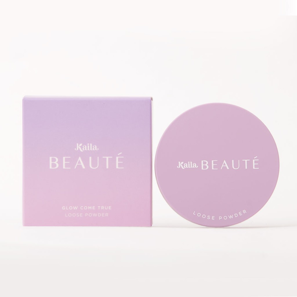 KAILA BEAUTE Glow Come True Loose Powder Bedak Tabur Mengunci Riasan Natural Sheer