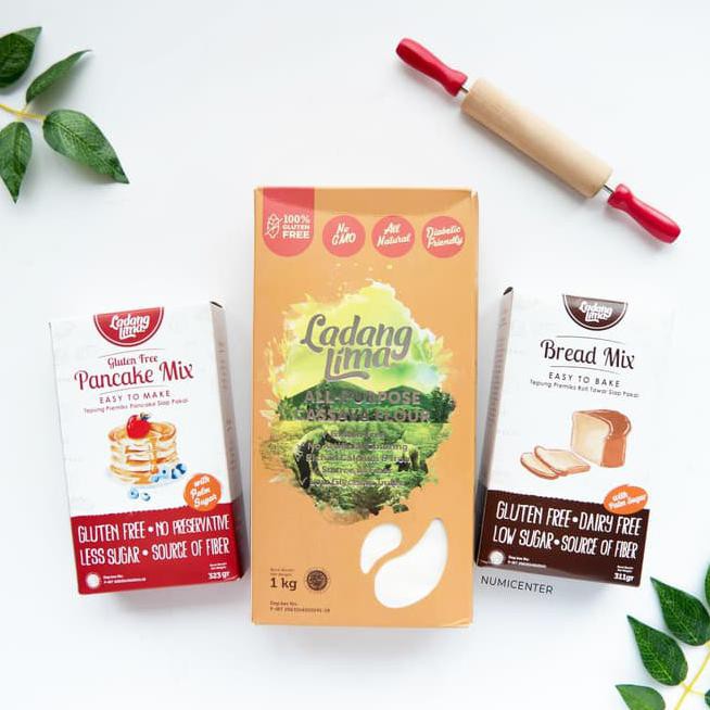 

W74M Ladang Lima All-Purpose Cassava Flour | Tepung Serbaguna 1000G Qyqi