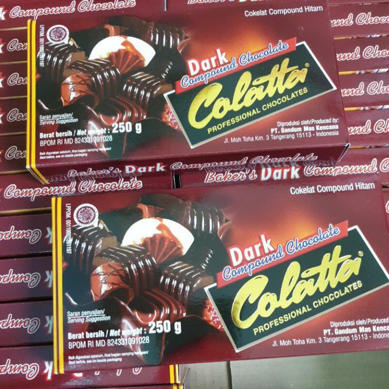 

colatta dark compound coklat 240gr