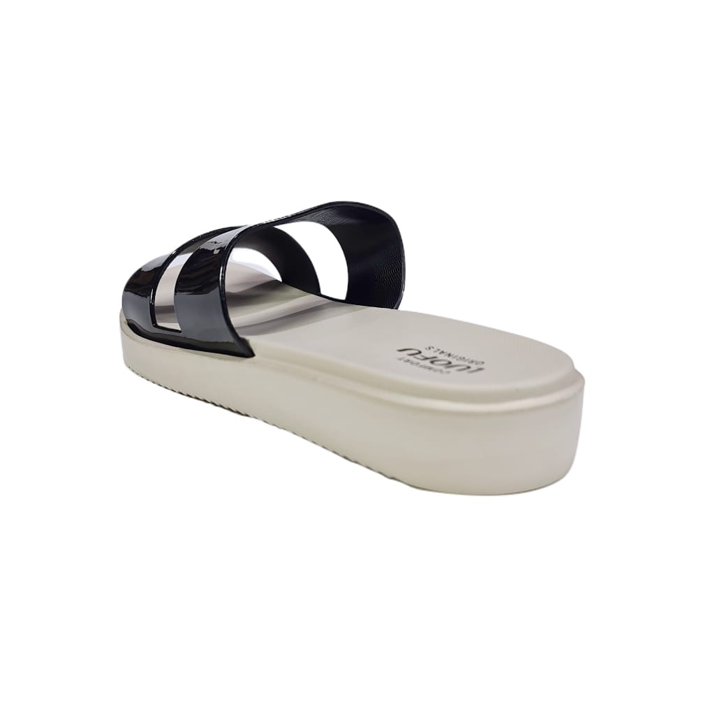 jelly sandal wanita slop ban 2 luofu karet import sendal cewek E7199A1-B2KB