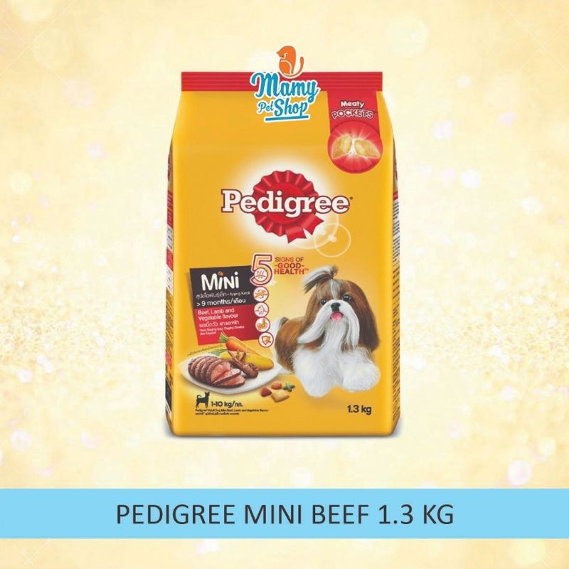 PEDIGREE MINI BEEF 1.3 KG