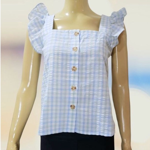 BLOUSE SLEEVELESS CASUAL BRANDED TERMURAH