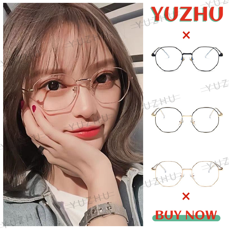 (YUZHU) COD Bayar Di Tempat Kacamata Wanita Korea Kacamata Antiradiasi Kacamata Optik