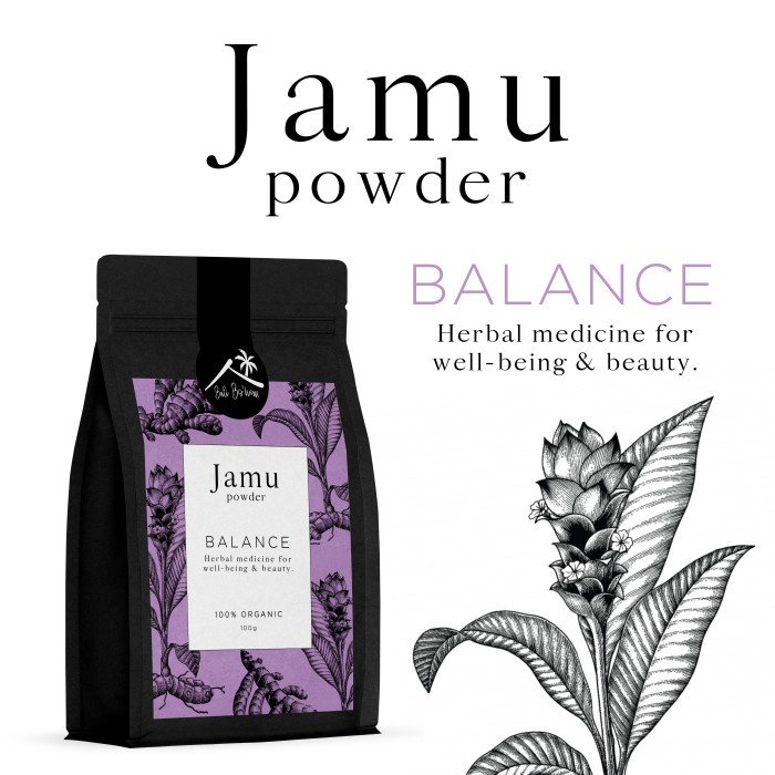 

Bali Bo'hem Jamu Bubuk Premium Organik BALANCE (kantong) 100g/300g/500g