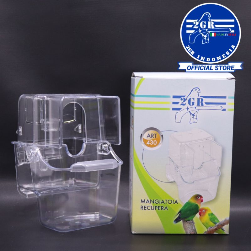 Dispenser Pakan Burung lovebird-Falk Italy/Recupera Feeder Art.430