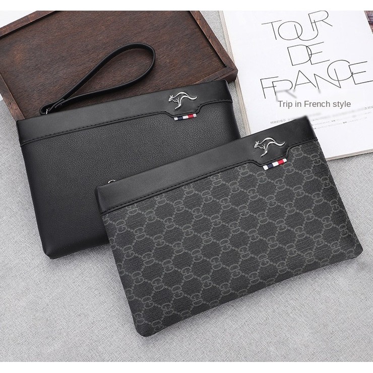 Tas Tangan Pria Cowok Import 05 Model Vegas Terbaru/Clutch Pria Cowok/Handbag Dompet Pria Kulit