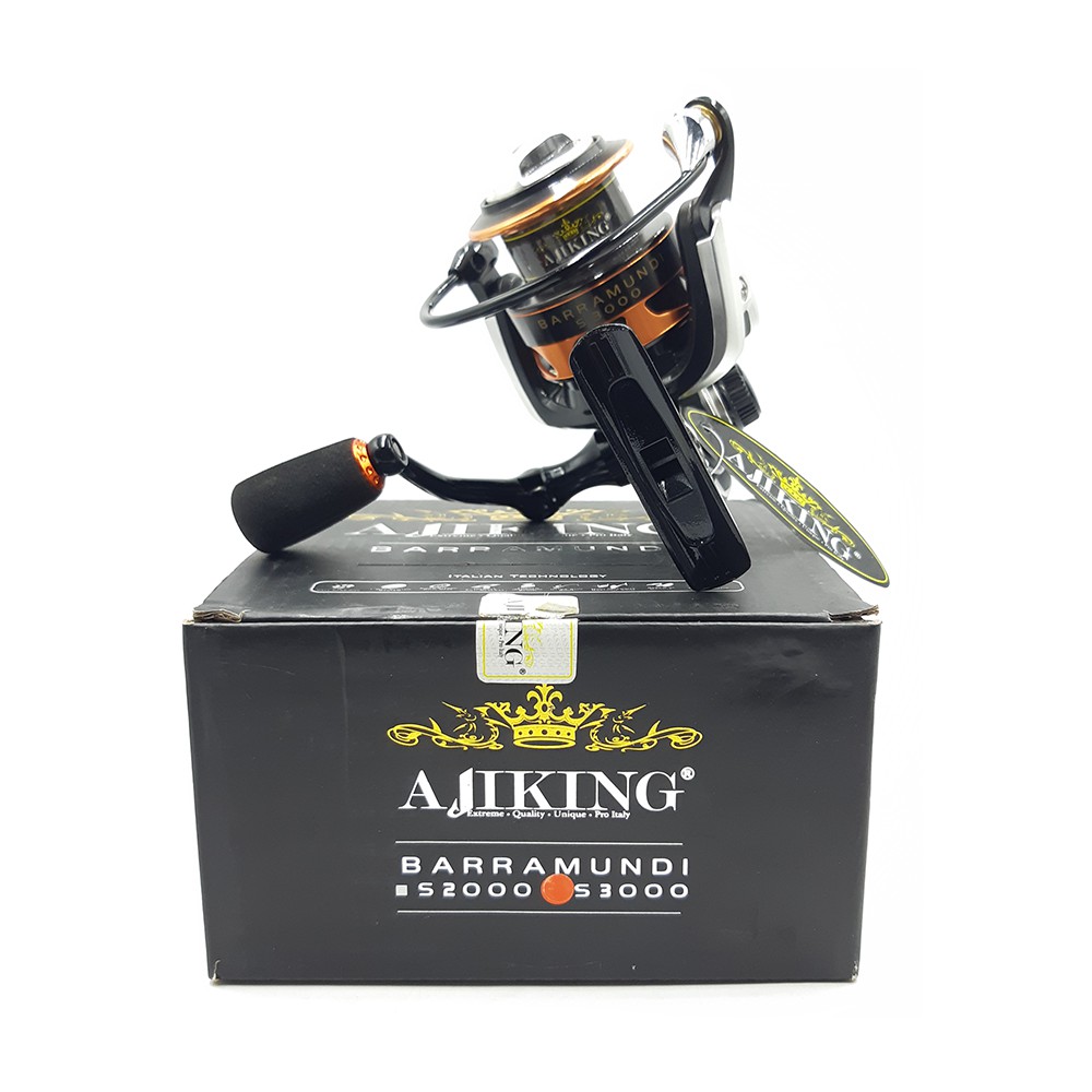 Reel Pancing Ajiking Barramundi S 3000 - Screw in Power Handle