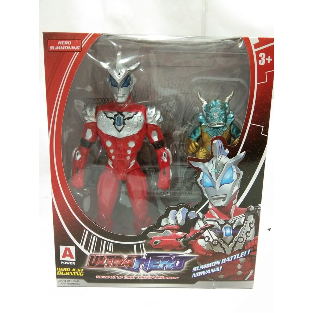 Mainan Anak robot Ultrahero monster - robot Ultraman B/O - HF111-1