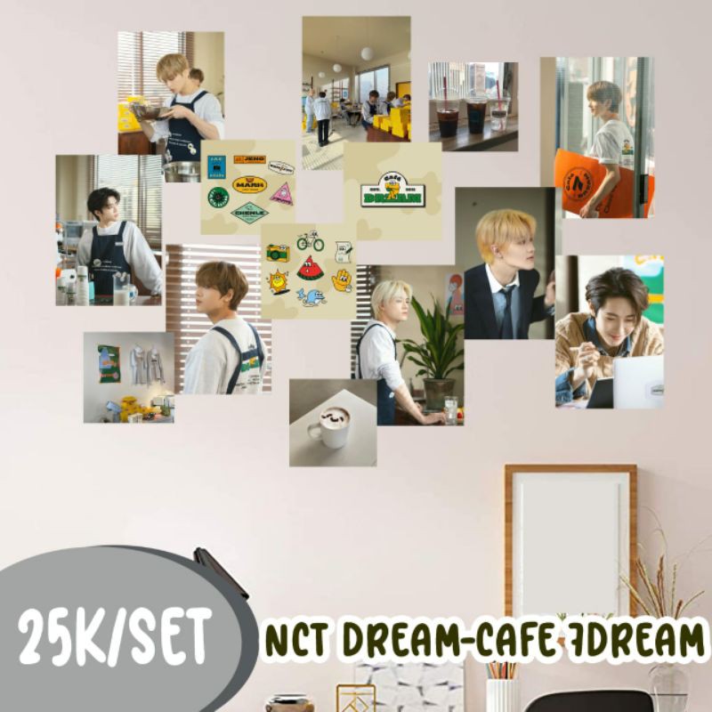 NCT DREAM CAFE 7DREAM WALL DECOR poster kpop hiasan dinding aesthetic
