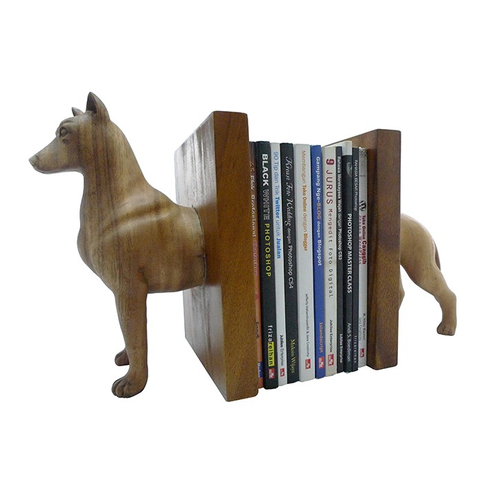 

Pembatas Buku/Book End Hachiko Dog