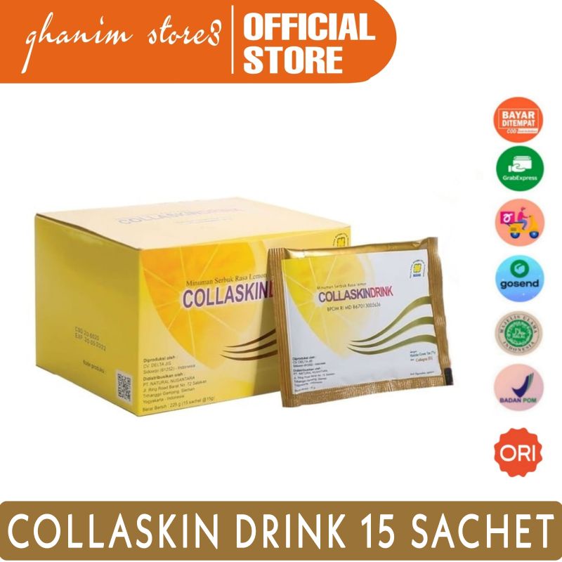 

Collaskin Drink Original / Minuman Kecantikan dan Mencerahkan Kulit / Collaskin Drink Matcha Green Tea With Collagen / Minuman Serbuk Collaskin