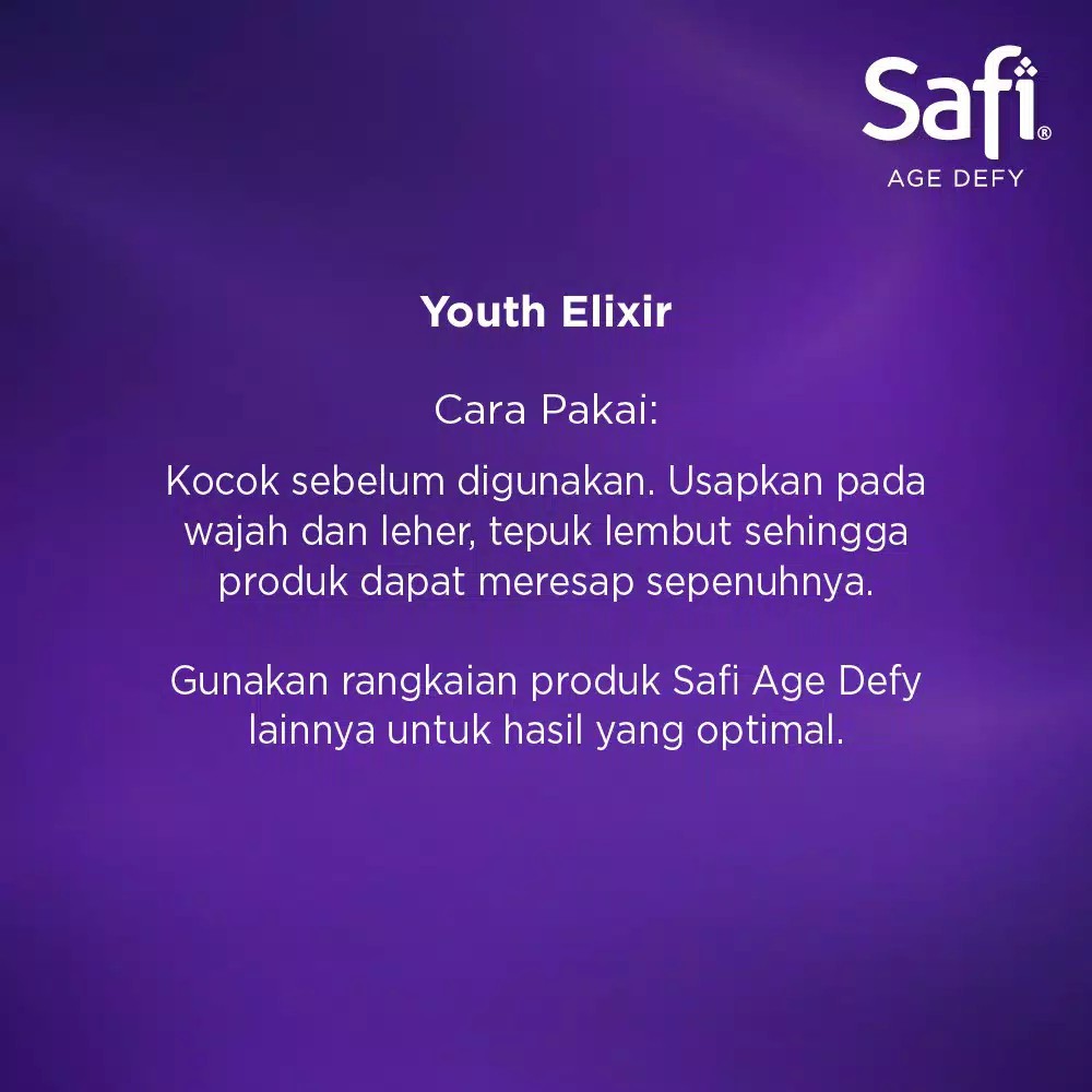 Safi Age Defy Youth Elixir