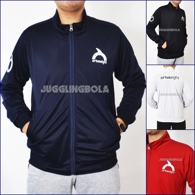 Gris Jaket Olahraga Half Zipper Anakgawang