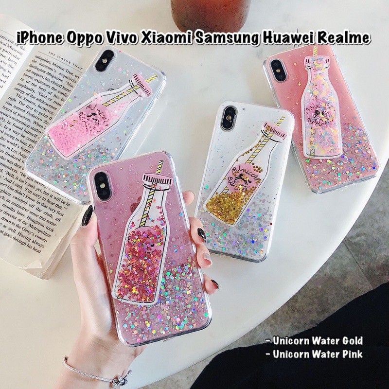 Unicorn Bottle Case Samsung S21 S21+ Ultra S20 Oppo A53 A33 2020 A5 A9 A52 A91 Reno 5 4f 2f 3 4 Pro