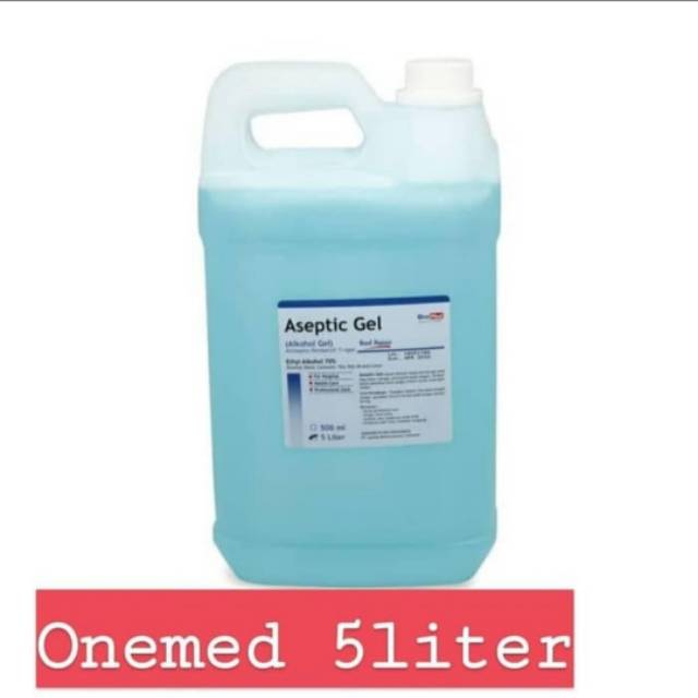 Aseptic Gel 5 Liter ONEMED 5L Hand Sanitizer | Shopee