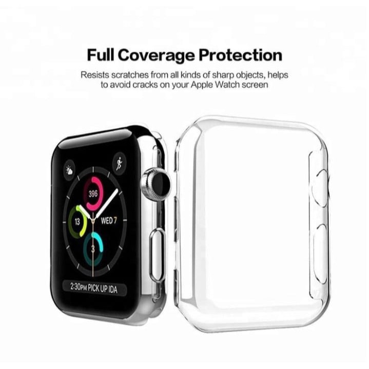 Apple Watch 1 2 3 Case casing bening Transparant TPU jelly 38mm 40mm 42mm 44mm