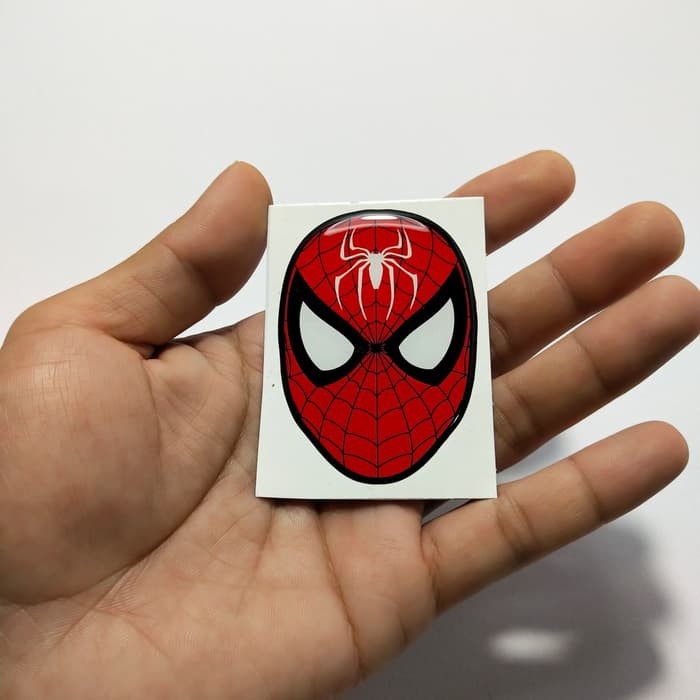 

stiker spiderman 6cm