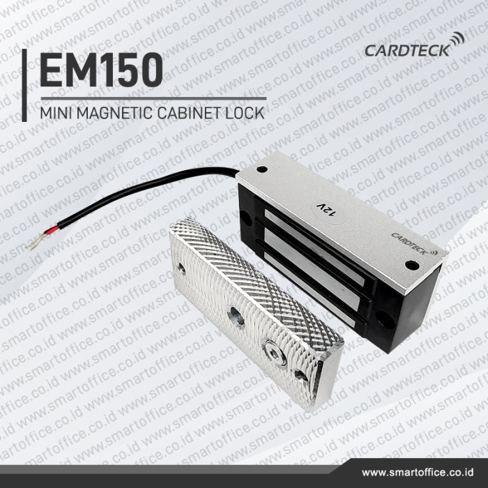 Mini Magnetic Lock, Cardteck EM-150, EM Lock, 60kgs