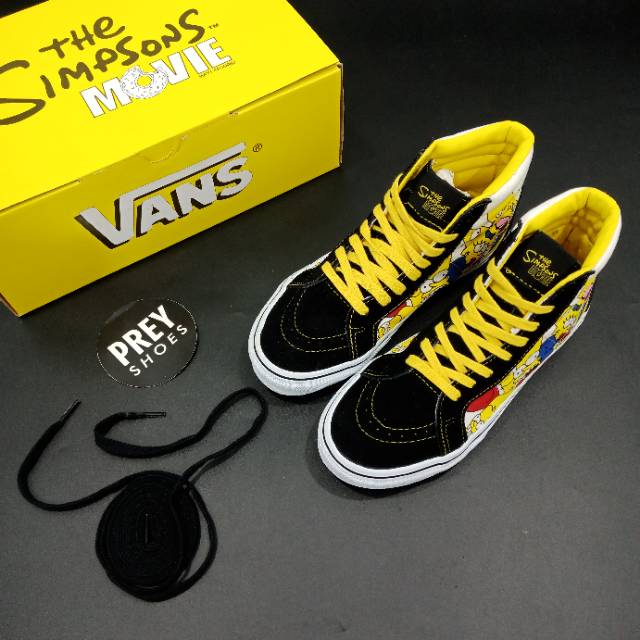 VANS SK8 HI SIMPSON BLACK YELLOW