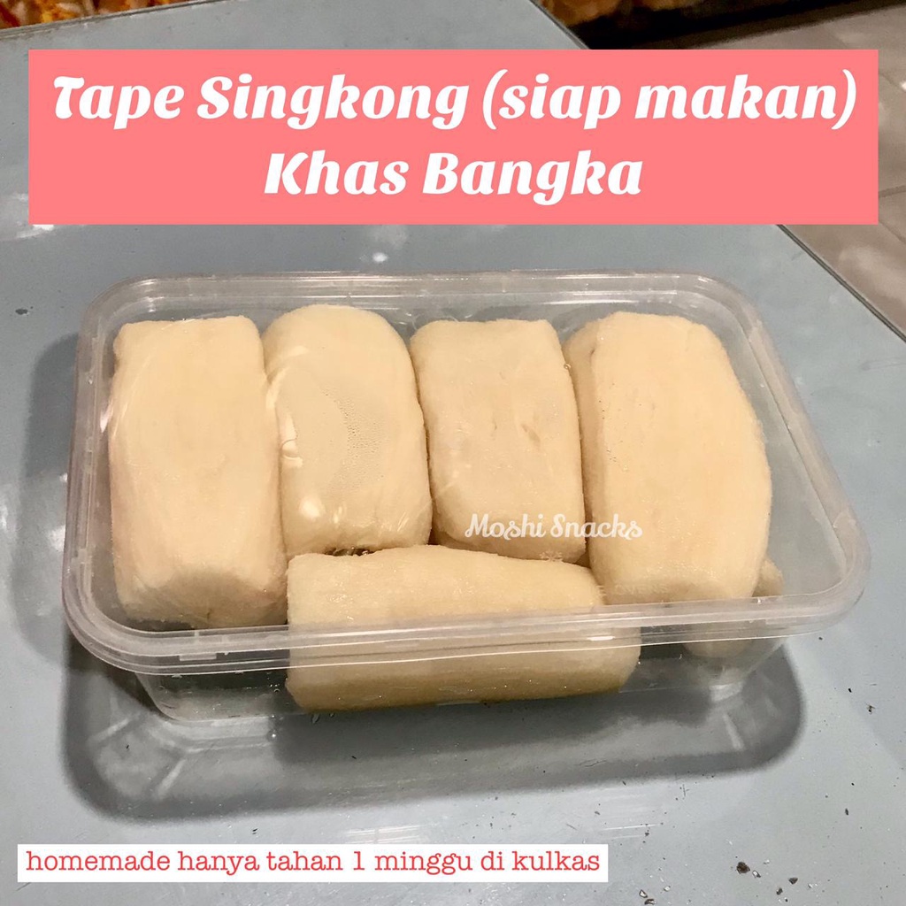 

Tapai Singkong Khas Bangka / Tape Lembut Manis Homemade