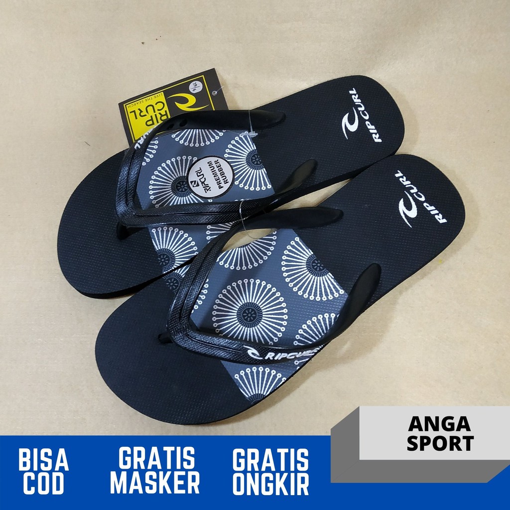 SANDAL JEPIT RIPCURL PRIA / SANDAL DISTRO COWOK / SANDAL CASUAL / SANDAL SANTAI PREMIUM QUALITY