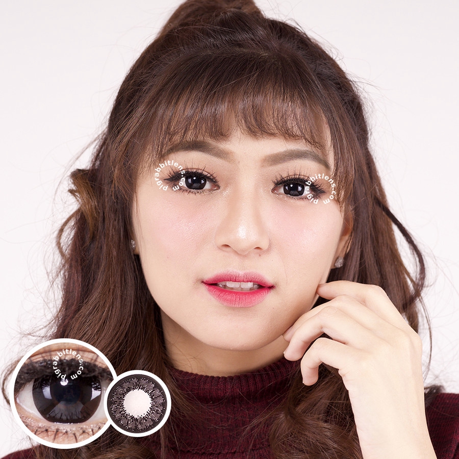 SOFTLENS KITTY KAWAII HYPER BLACK - MINUS / SOFTLENS MATA / LENSA MATA