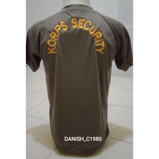 kaos security bordir