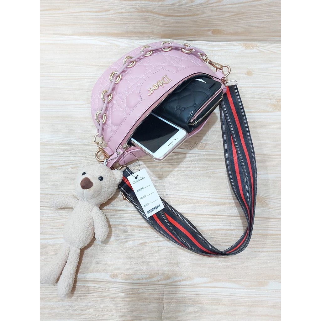 Waistbag Wanita Keren Tas Selempang Wanita Simple Dan Elegant Waistbag Kekinian Waistbag Bordir supe