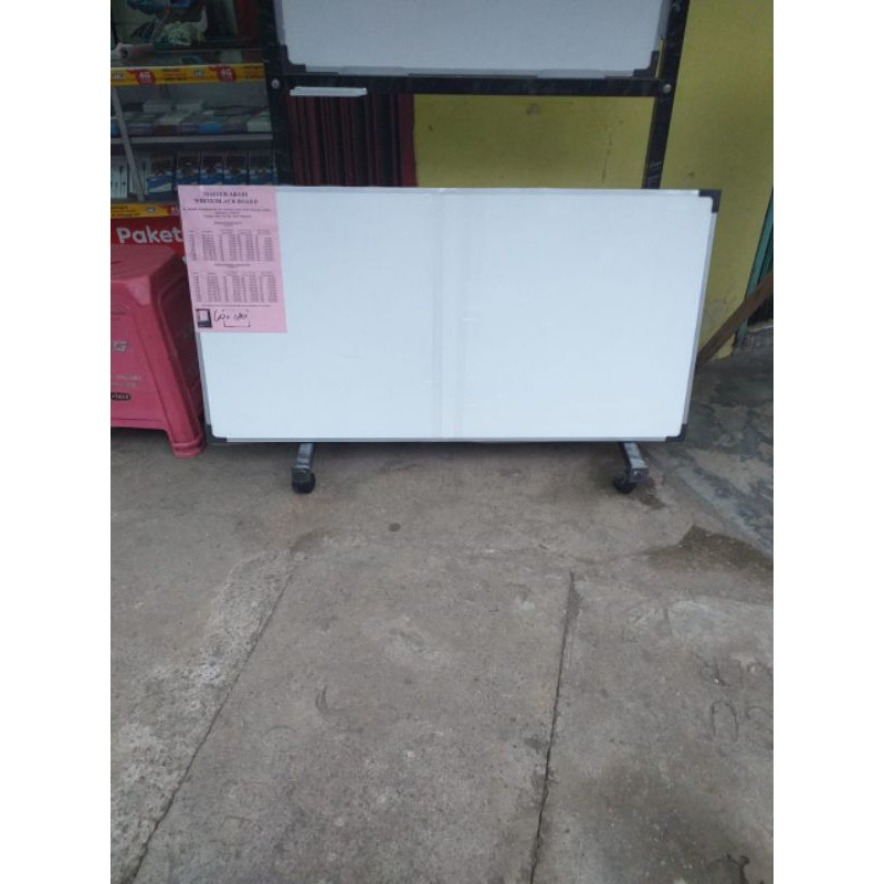 Jual Papan Tulis Whiteboard 60x120 Cm Non Magnetik Shopee Indonesia