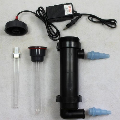 JEBO UV-H13 Sterilizer &amp; Clarifier Pembunuh Lumut Alga Aquarium UVH13