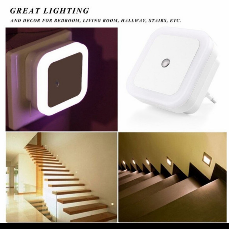 Lampu Tidur LED Sensor Cahaya Lorong Kamar Dekorasi Interior Rumah New