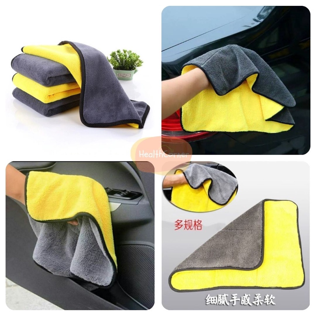 Kain Lap Dapur Microfiber - Kain Lap Piring Anti Minyak Microfiber / KAIN LAP MOBOL, MOTOR HELM