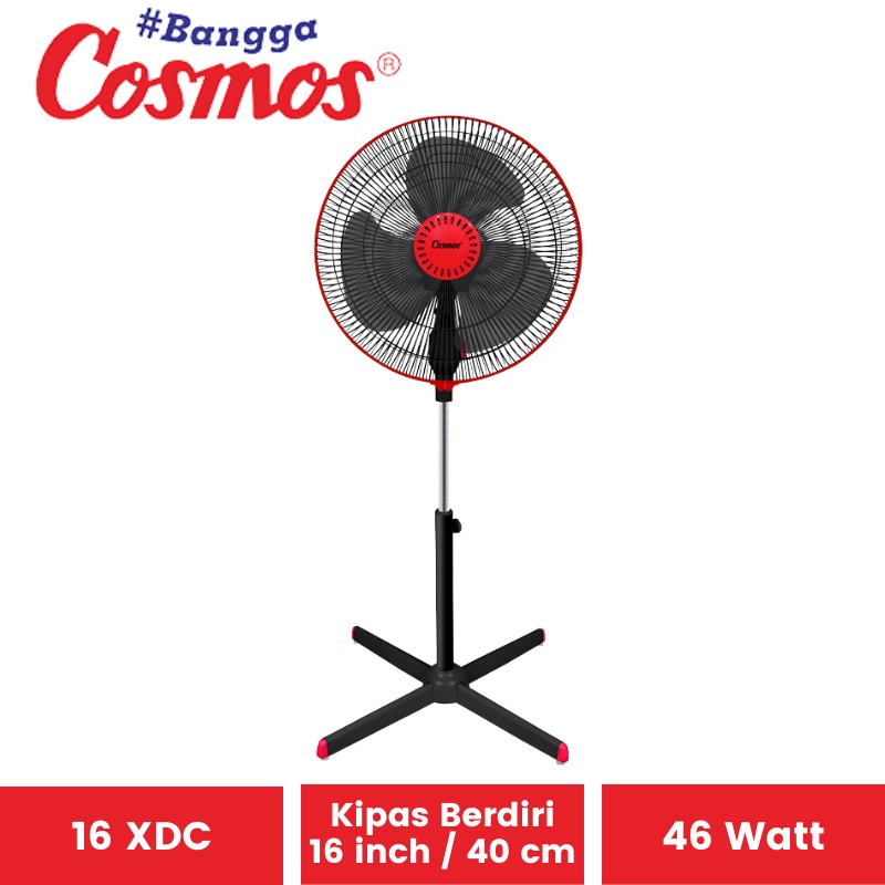 Kipas Berdiri Cosmos 16 XDC Diameter 16 Inch | Stand Fan Standing