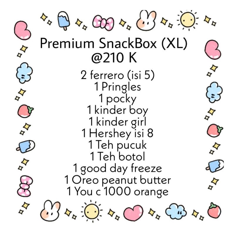 Premium Snack Box / GiftBox / Kado
