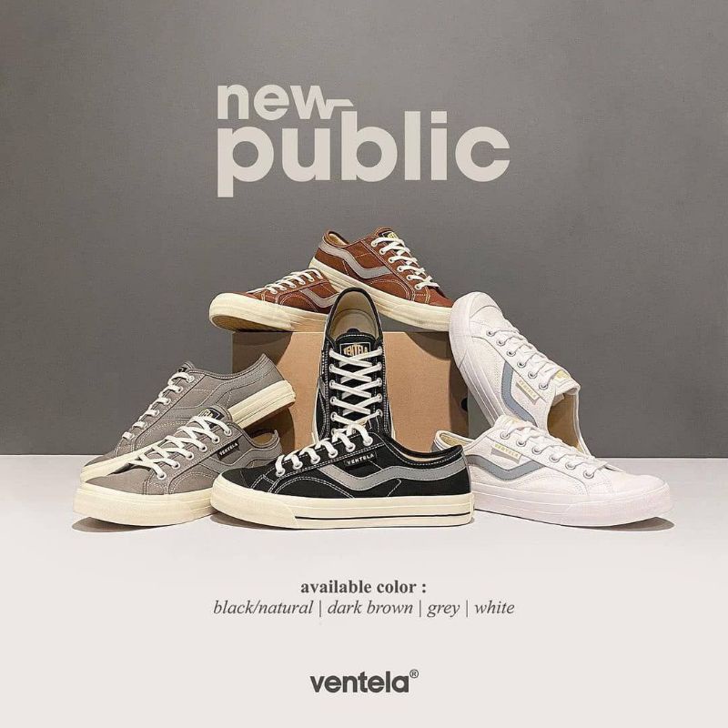 VENTELA NEW PUBLIC / VENTELA PUBLIC TERBARU / VENTELA ORIGINAL / SEPATU VENTELA MURAH / SNEAKERS ORI