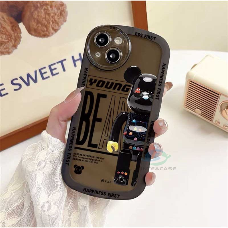 Casing TPU OPPO A57 2022 A15 A16 A16K A54 A53 A12 A5S A7 A3S A31 A52 A83 A92 A37 F9 A1K F1s Motif Beruang