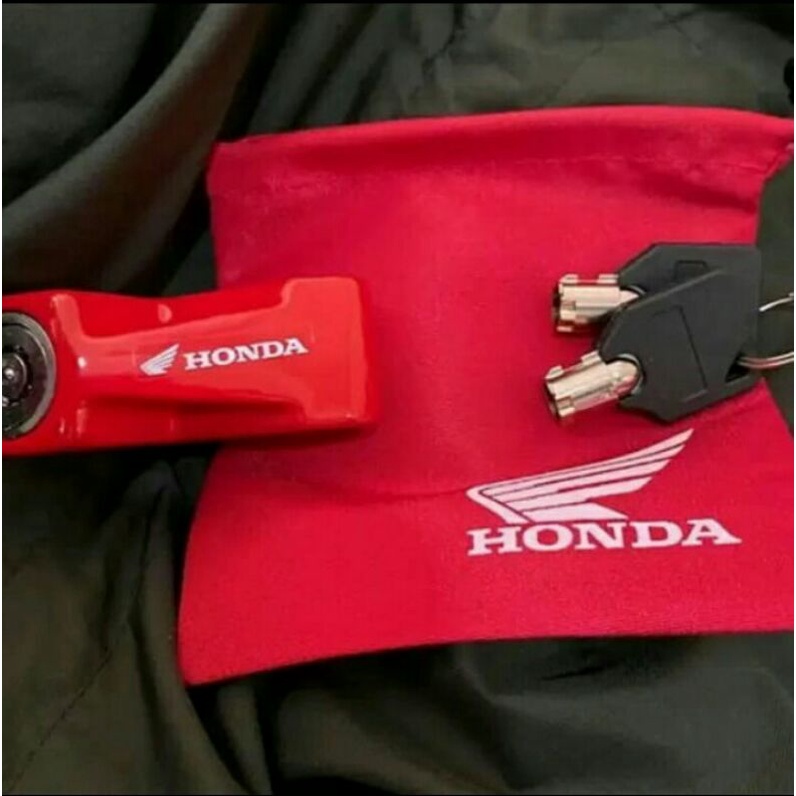 Gembok Disc Cakram AHM HONDA Original - Kunci Gembok Disc Cakram AHM HONDA Original