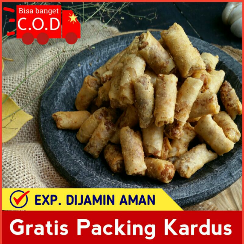 

[CINTAH SNACK] SUMPIA UDANG 250 GRAM / SHUMPIA GURIH / SUMPIA ISI UDANG / SHUMPYA RASA UDANG