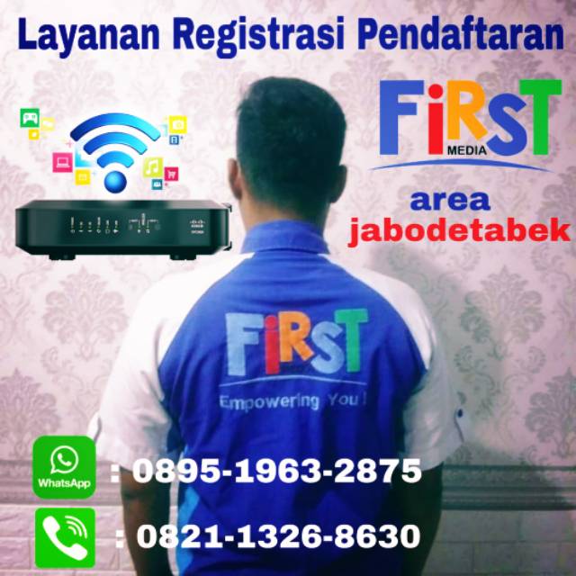 Pemasangan WiFi Unlimited  FIRSTMEDIA